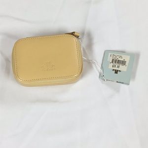 Rowallan leather pill box cosmetic case